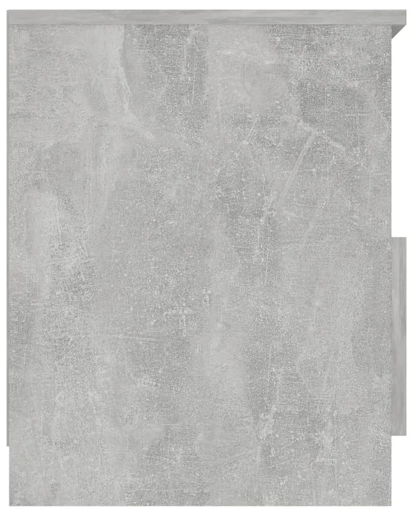 Mesas de cabeceira 2 pcs derivados de madeira cinza cimento