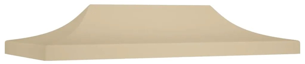 Teto para tenda de festas 6x3 m 270 g/m² bege