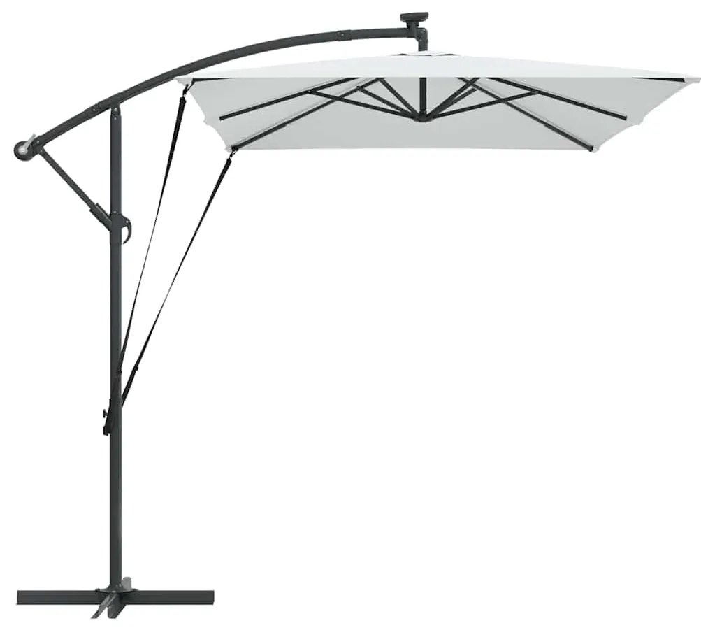 Guarda-sol de Bananeira Cantilever Areia 294 x 200 x 254 cm