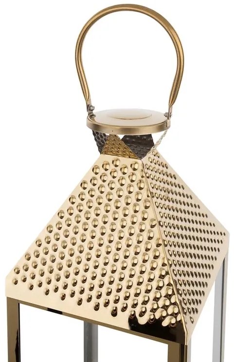 Lanterna decorativa dourada 40 cm BALI Beliani