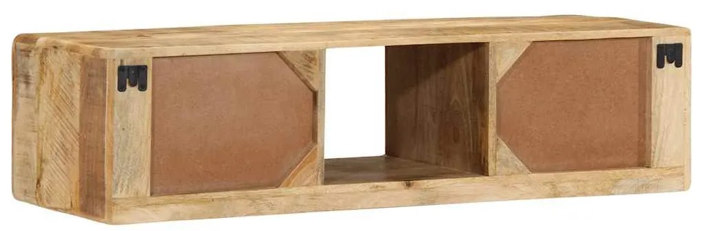 Armário de TV para parede 100x32x25 cm mangueira áspera maciça