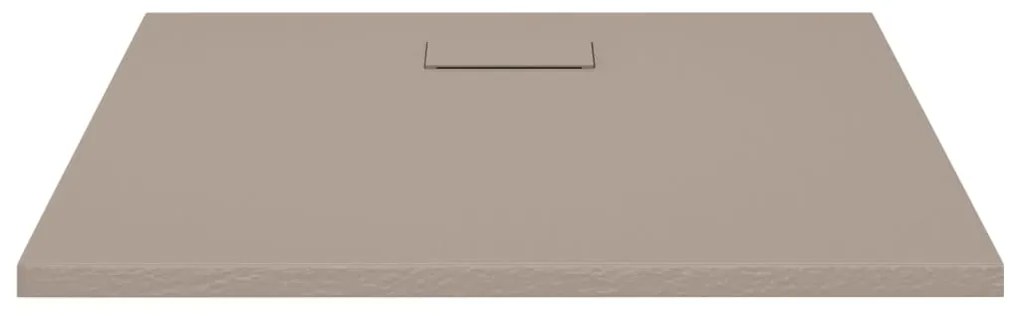 Base de chuveiro SMC 90x80 cm castanho
