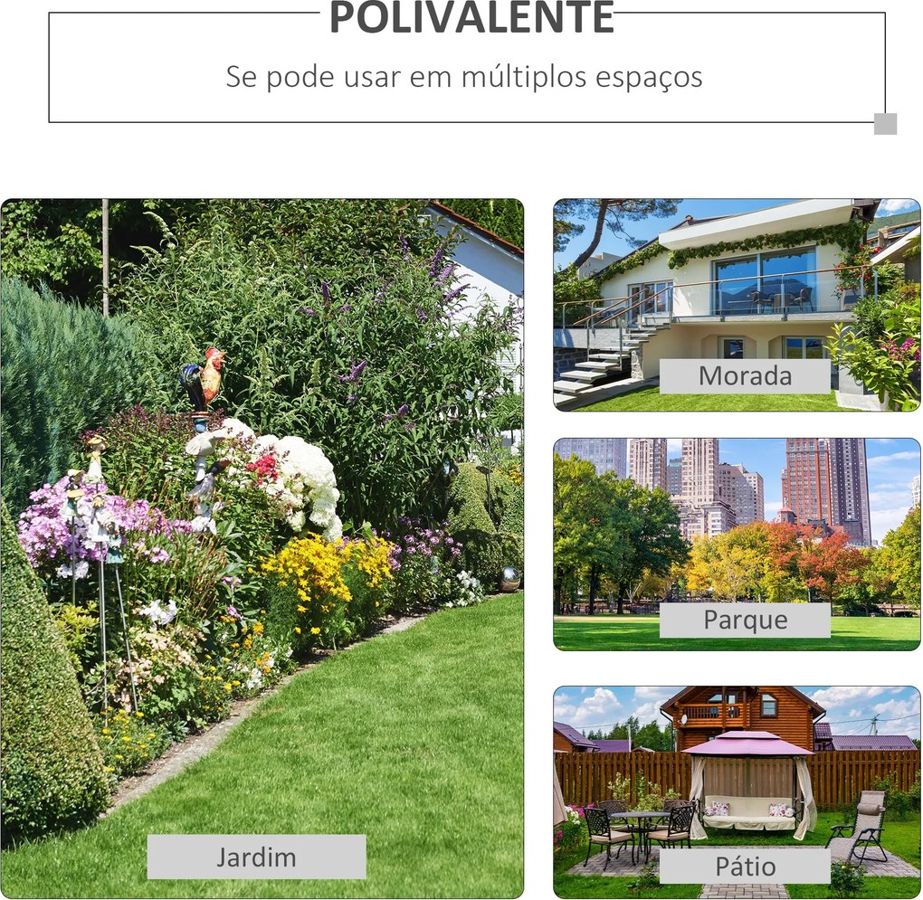 Banco Baloiço de Jardim de 2 Lugares – Balancelle Blanche – Branco – 1
