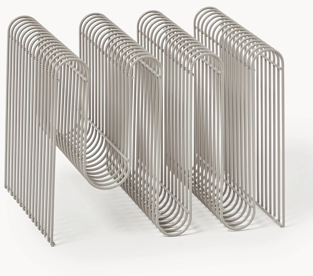 Suporte para revistas em metal Curva