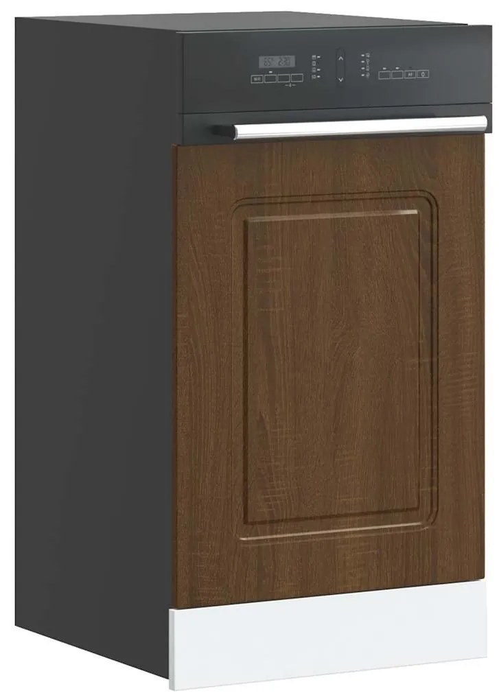 Painel máquina lavar louça Kalmar 45x1,5x67cm carvalho castanho