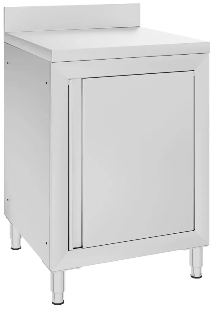 Armários de cozinha comerciais 2 pcs aço inoxidável
