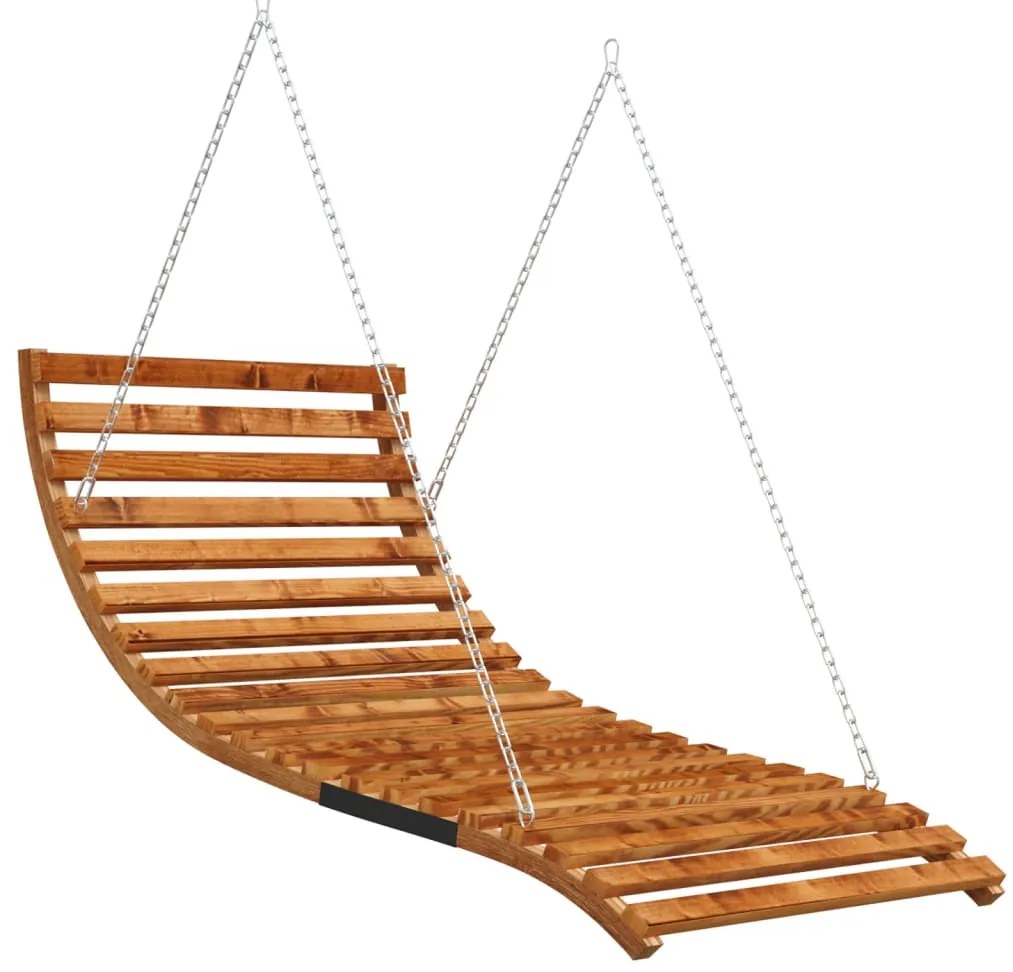 Cama baloiço c/ toldo abeto maciço c/ acabamento em teca