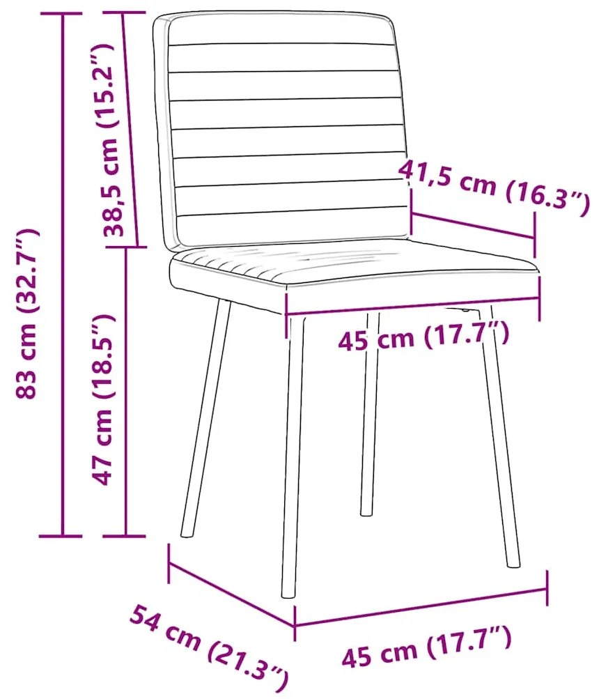 Cadeiras de jantar 4 pcs veludo vermelho tinto