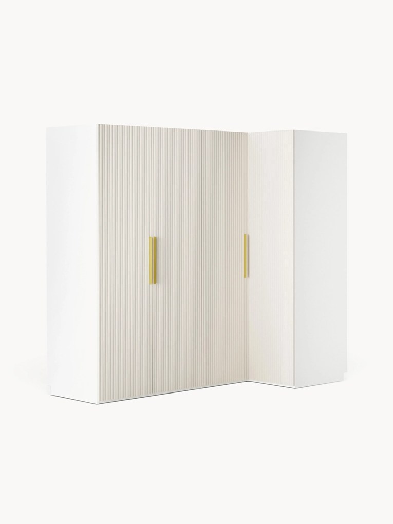 Roupeiro de canto modular Simone, L 215 cm, vários tamanhos