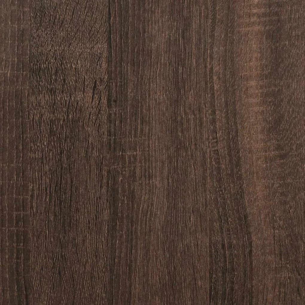 Móvel de TV 210x35x41 cm derivados de madeira carvalho castanho