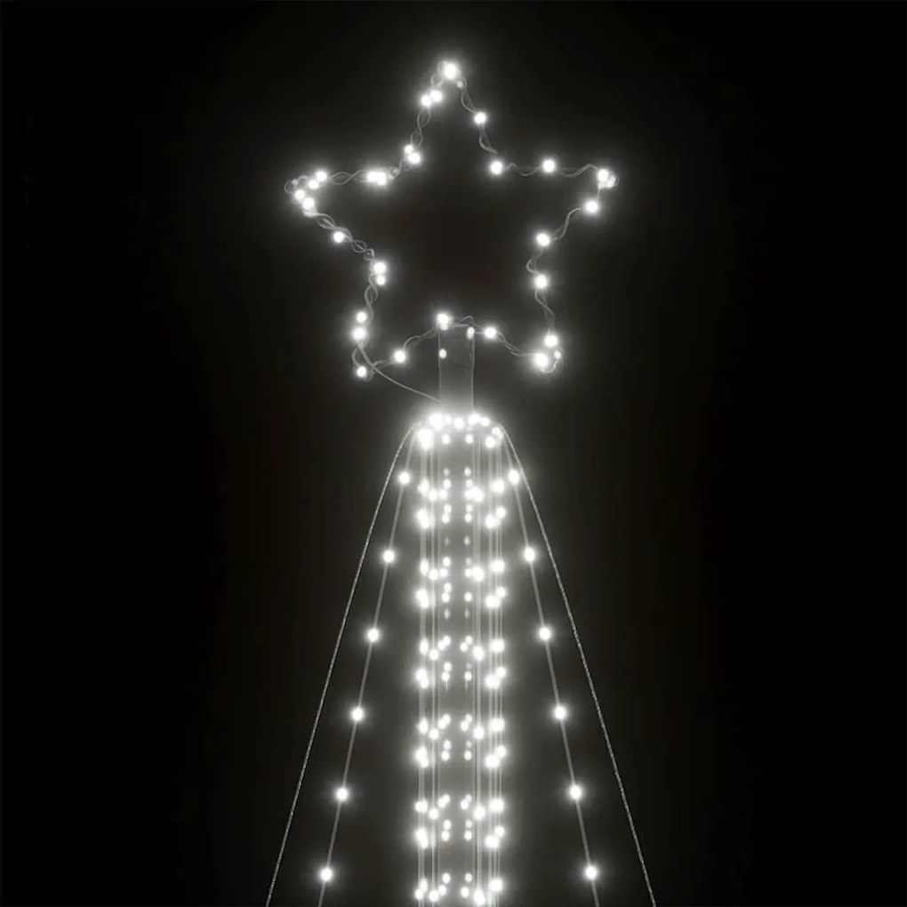 LED Árvore de Natal 861 LEDs Branco Frio 478 cm