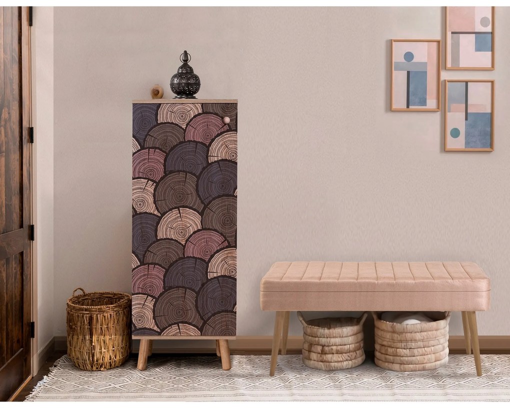 Conjunto de Mobiliário de Entrada Vegas – Sonomo Stone – Sapateira: 50