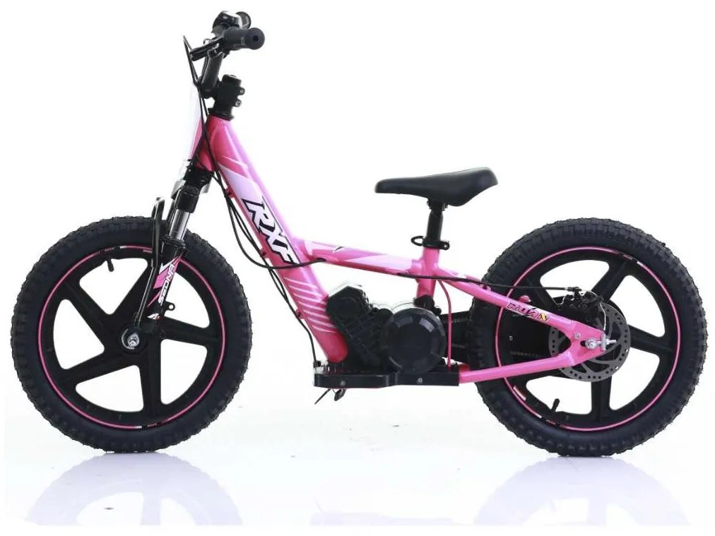 Bicicleta elétrica infantil 250W 16” pro Roan RXF Sedna Rosa