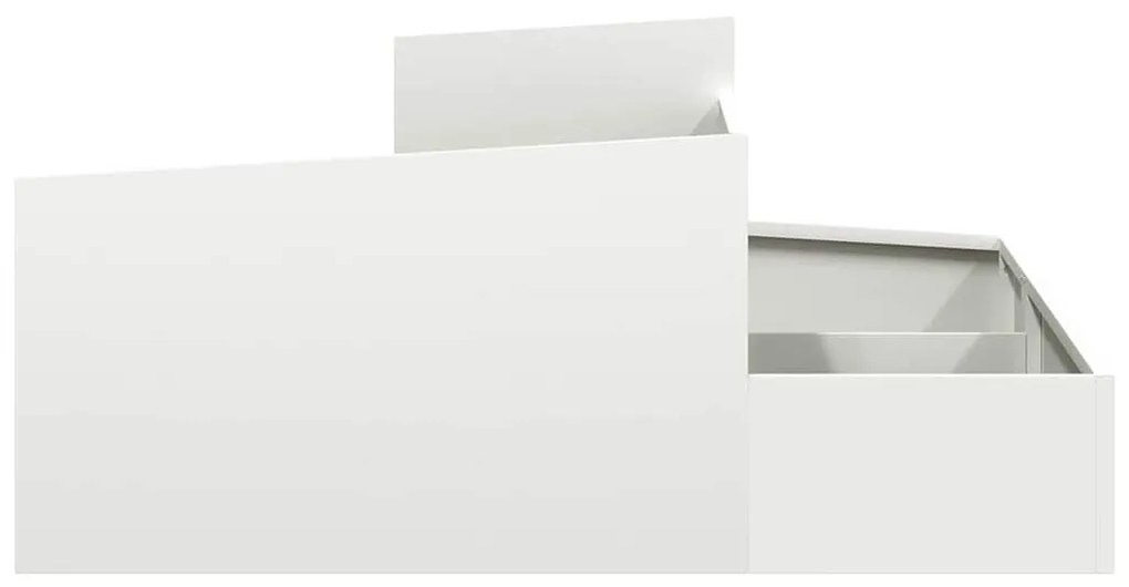 Vasos &amp; Plantadores Branco Plástico Médio Inserções Decorativas
