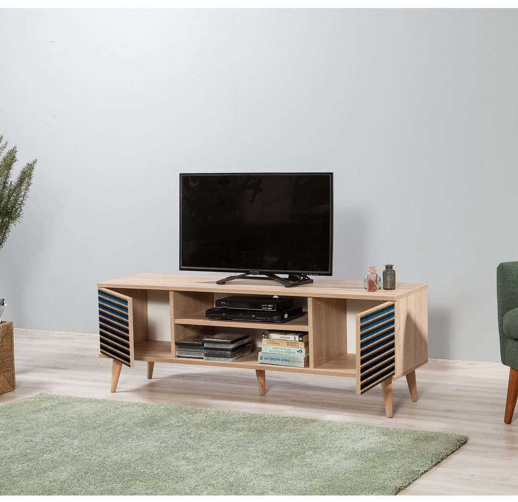 TV Stand Truva – Carvalho Sonoma – 140 cm x 50 cm x 40 cm