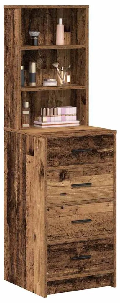 Highboard Madeira Velha 40x41x135 cm Madeira Engenharia