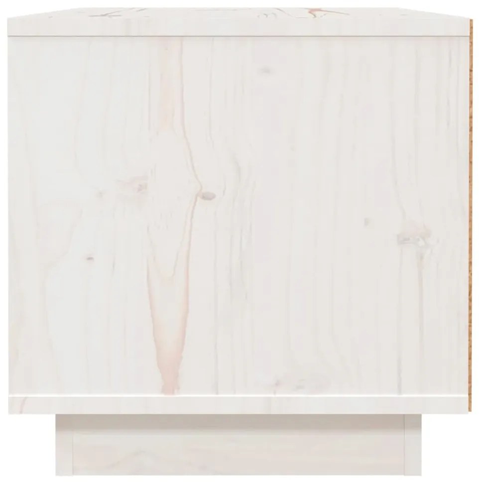 Mesas de cabeceira 2 pcs 40x34x35 cm pinho maciço branco