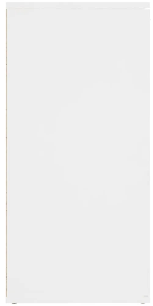Aparador 160x36x75 cm contraplacado branco