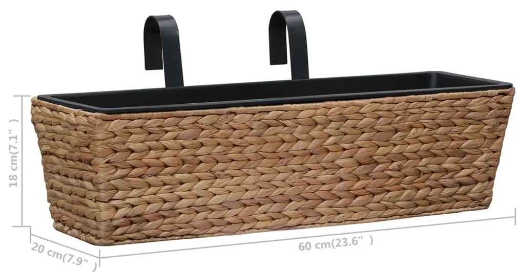 Floreiras de pendurar 2 pcs jacinto de água