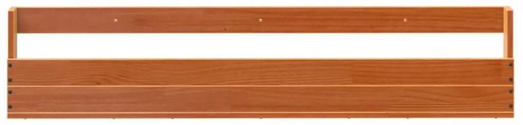Sapateiras parede 2 pcs 110x8,5x23,5 cm pinho maciço castanho