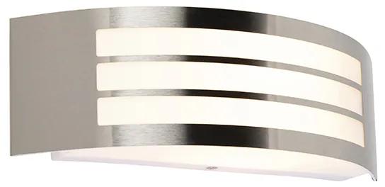Luminária de parede moderna em aço inoxidável IP44 - Sapphire Deluxe Moderno