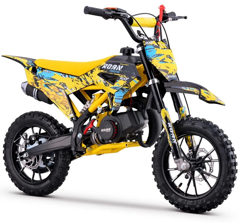 MINI MOTO PARA CRIANÇAS MiniCross Roan RXF 49cc 4.5CV 2024 Amarela