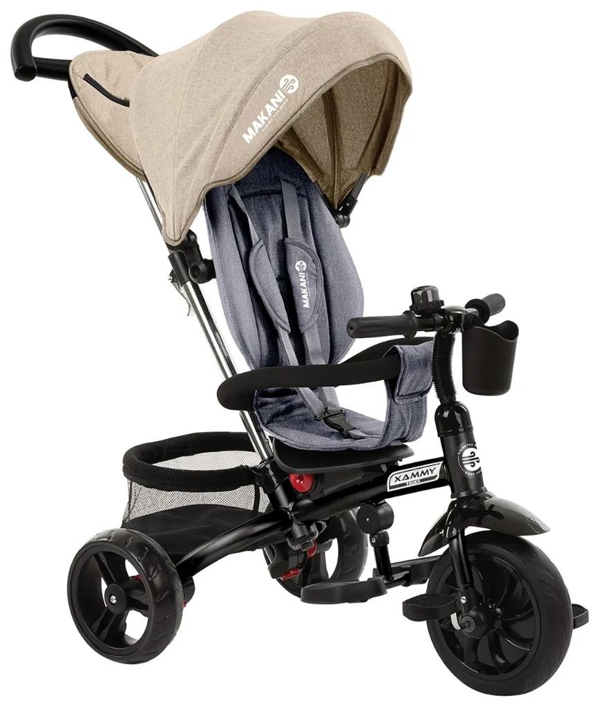 Triciclo para bebés Makani Xammy Bege 2022