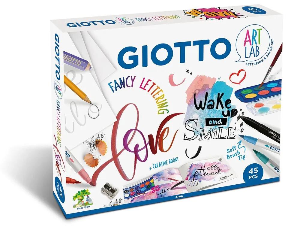 Conjunto de Desenho Giotto Art Lab Fancy Lettering 45 Peças Multicolor