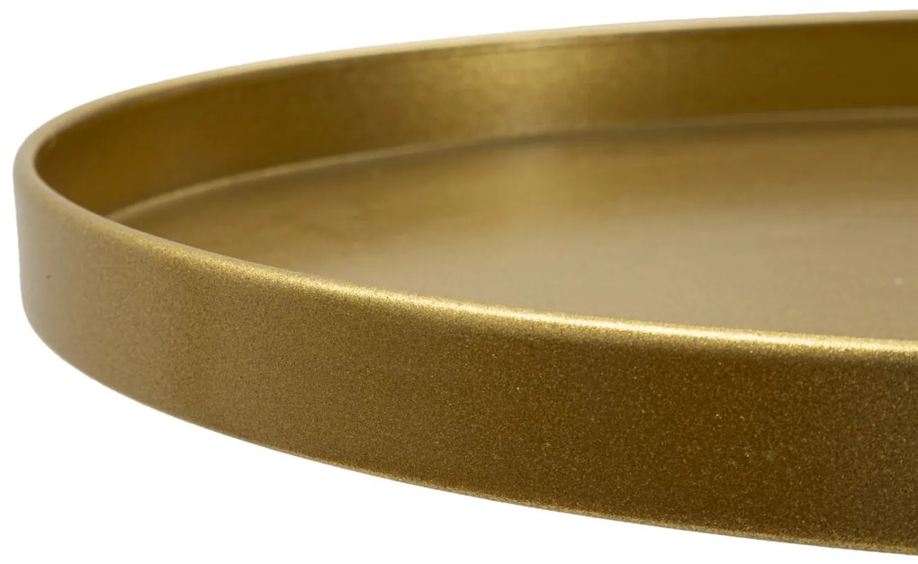 MESA DE APOIO DOHA Ø 51X100 CM DOURADA