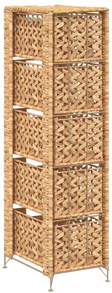 Unidade de arrumação c/ 5 cestos 25,5x37x100 cm jacinto de água