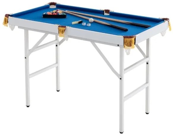 Mesa de bilhar dobrável com conjunto de acessórios para toda a família - Verde