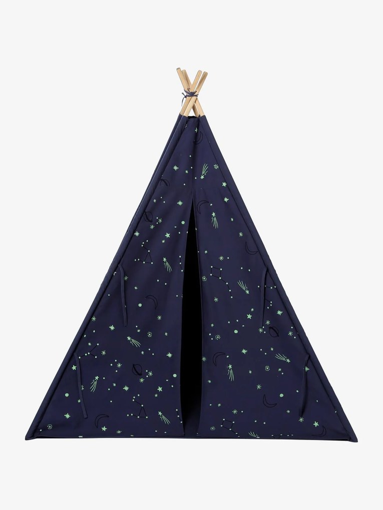Tipi com detalhes fosforescentes, Constelação azul