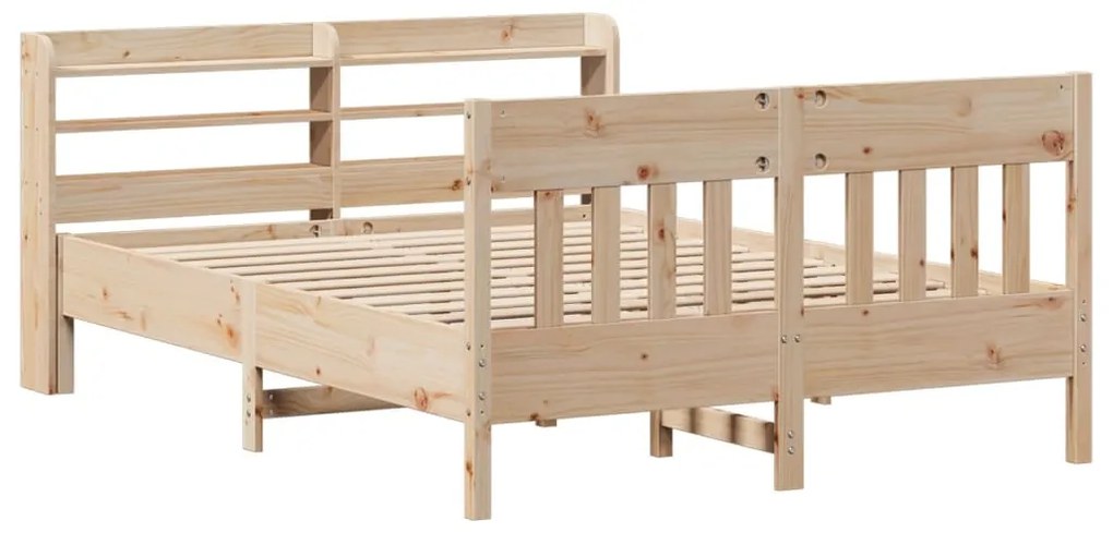 Cama sem colchão 120x190 cm madeira de pinho maciça