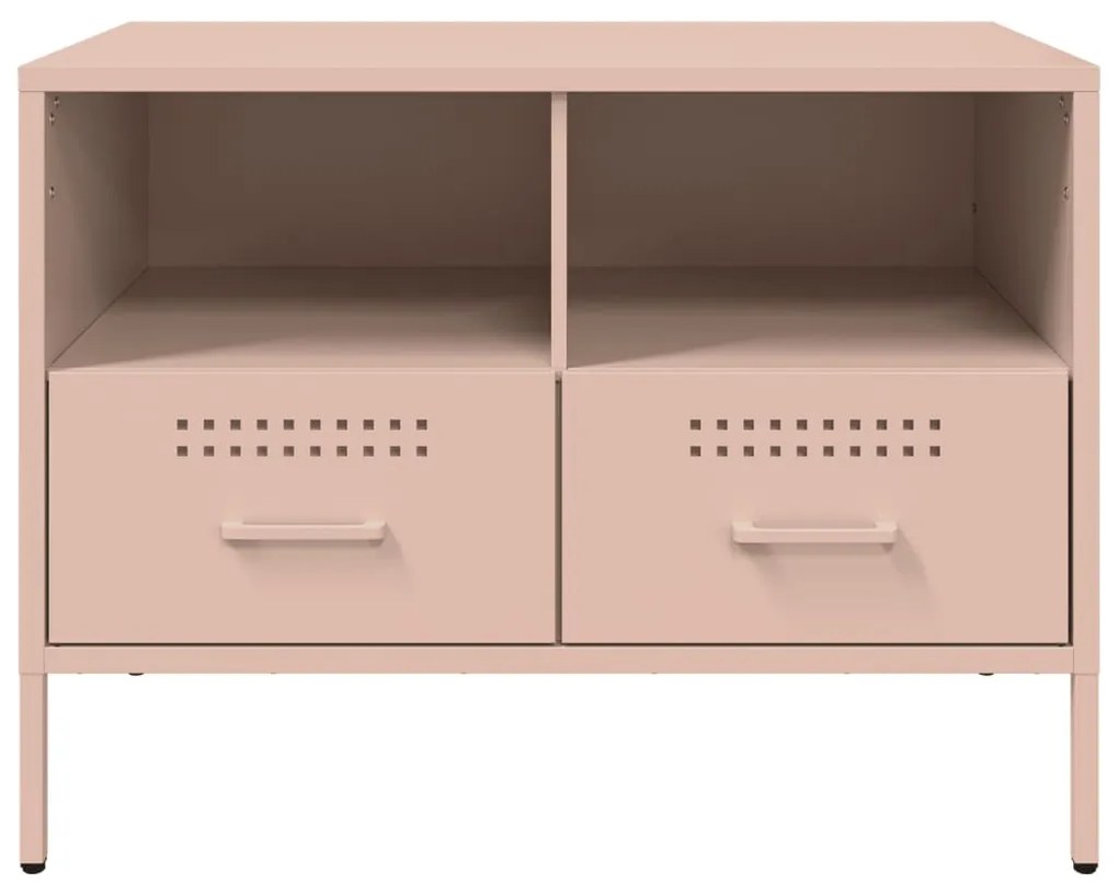 Móvel de TV 68x39x50,5 cm aço rosa