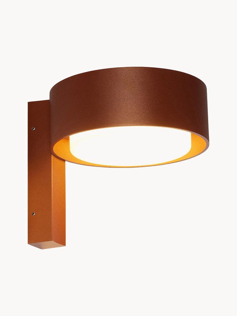 Candeeiro de parede LED para exterior regulável artesanal Plaff-on!
