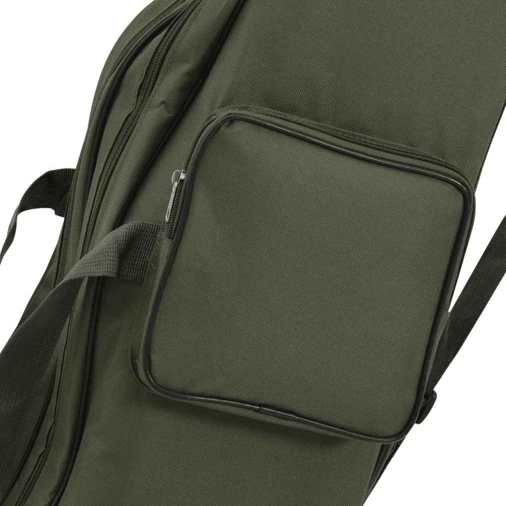 Saco para cana de pesca 160 cm tecido oxford verde-escuro