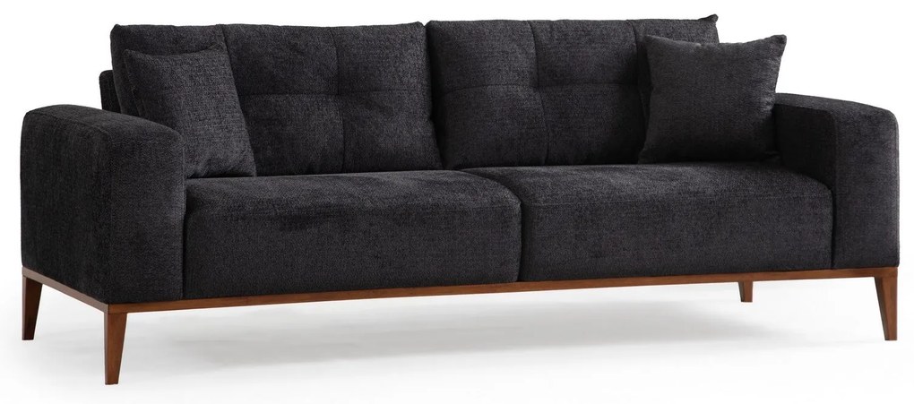 Sofá-cama de 3 Lugares Sinor – Antracite – 225x92x75 cm