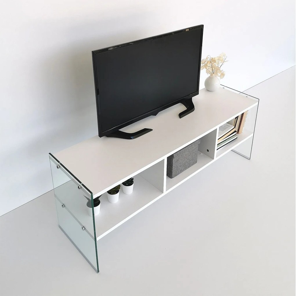 Suporte de TV TV400 – Branco – 120 cm x 45 cm x 35 cm
