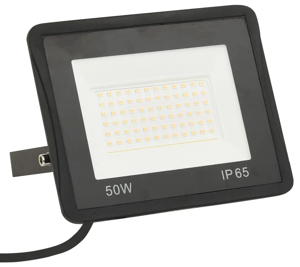 Projetores c/ iluminação LED 2 pcs 50 W branco quente