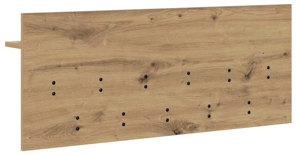 Cabideiro de Parede carvalho artisiano 100 x 40 x 12 cm
