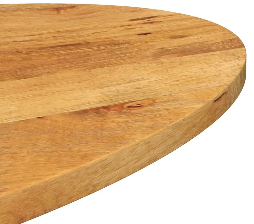 Tampo de mesa oval 100x40x2,5 cm madeira de mangueira maciça