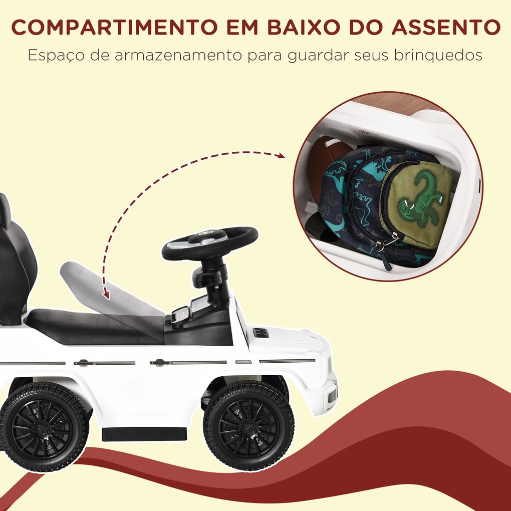 Carro Andador Infantil Mercedes G350 com Buzina e Proteção – 85,5x40,5