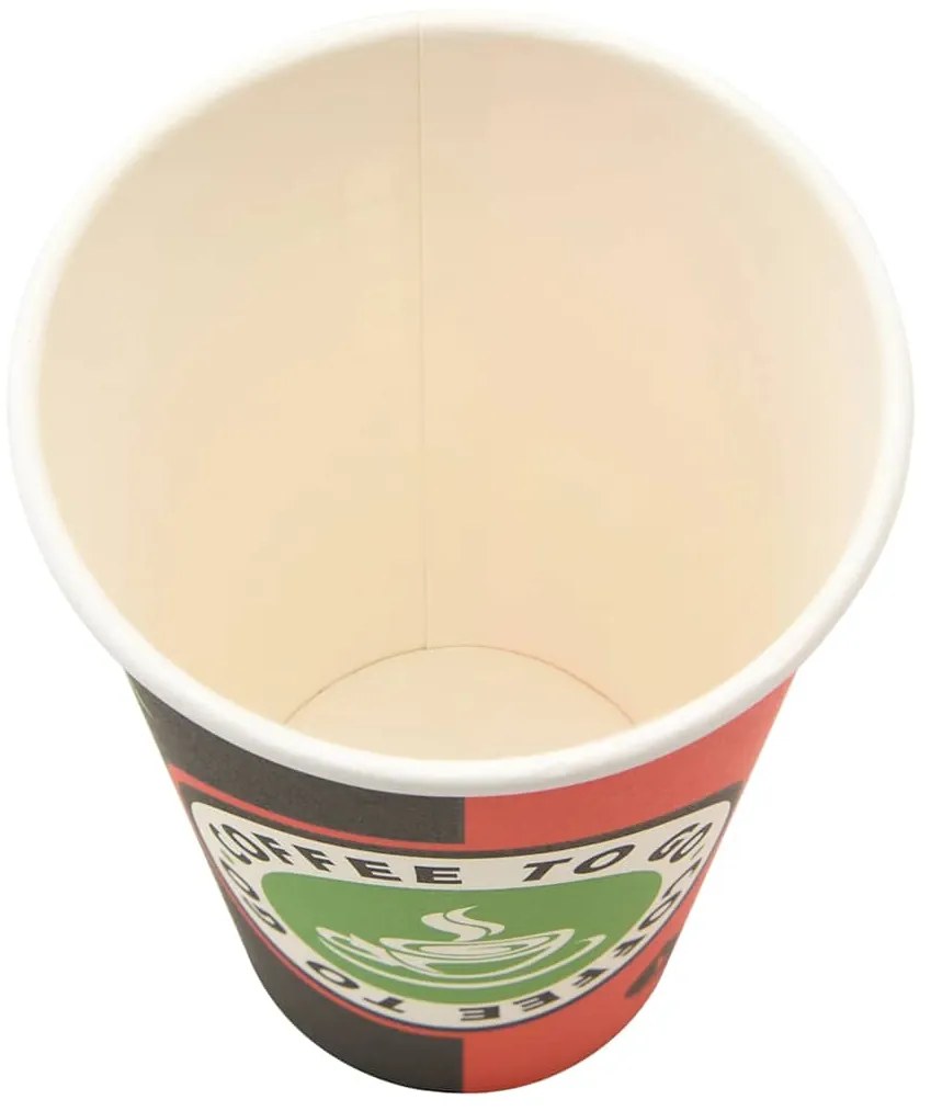 Copos de café de papel com tampas 1000 pcs 16oz 400ml
