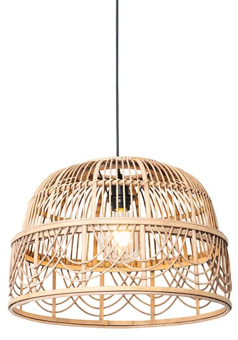Candeeiro de suspensão oriental em vime 49 cm - Michelle Oriental