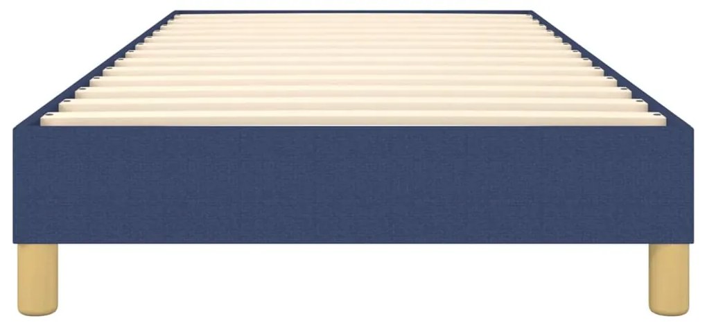 Estrutura de cama sem colchão 90x200 cm tecido azul