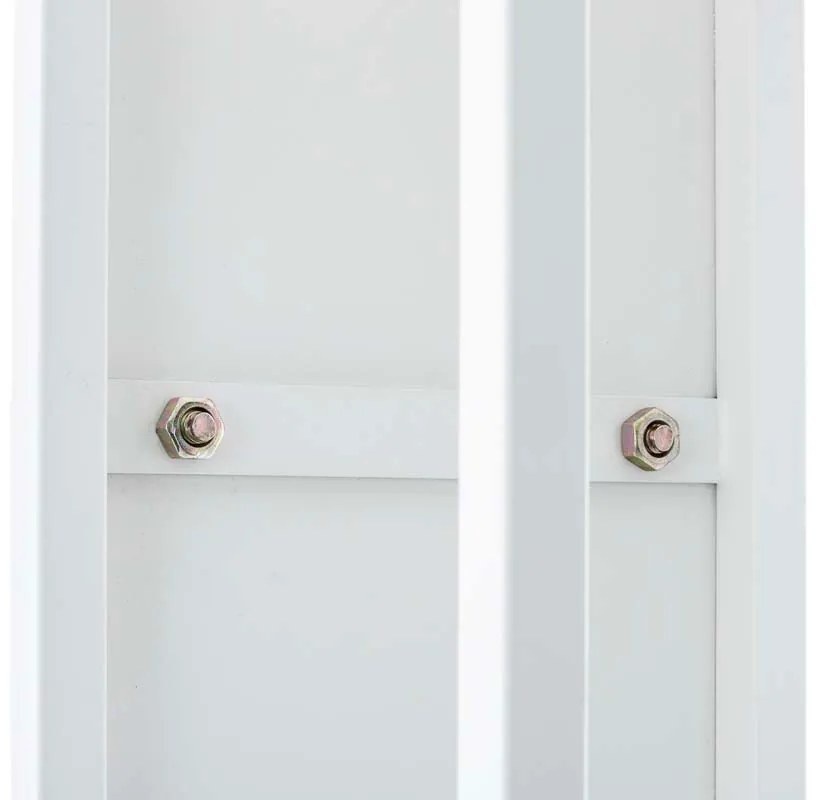 Suporte para lenha Spark 25 x 120 x 25 cm Branco
