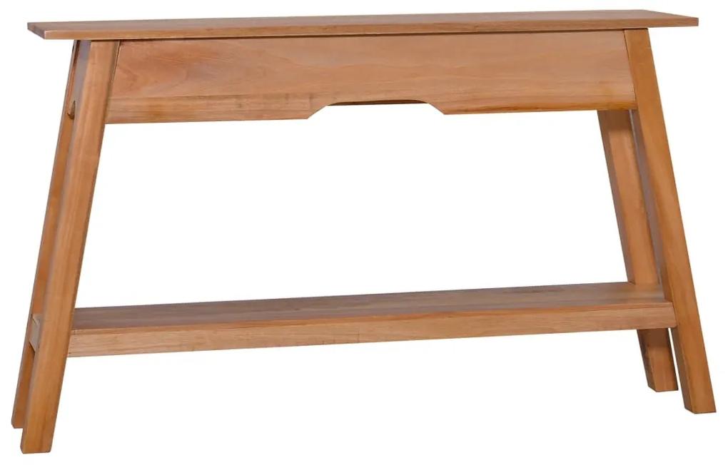 Mesa consola 120x30x75 cm madeira de mogno maciça
