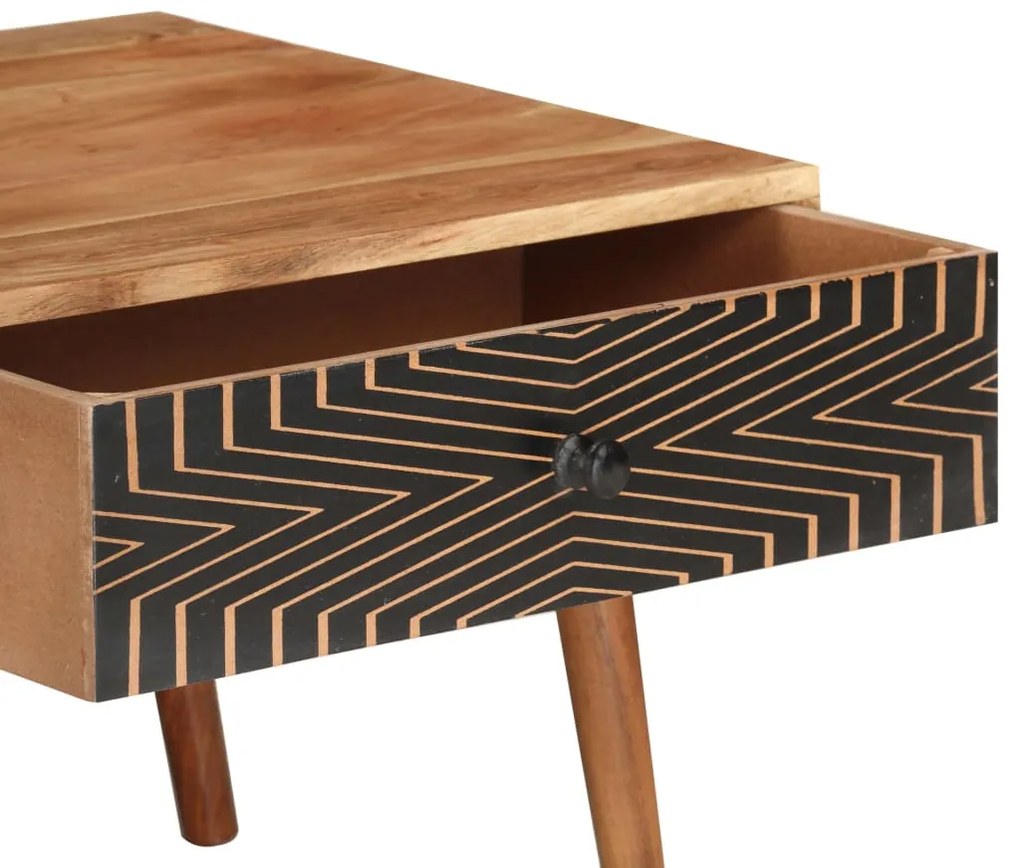 Mesa de centro 100x50x39 cm madeira de acácia maciça