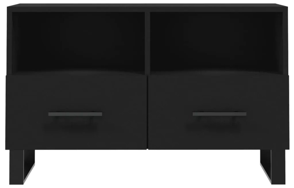 Móvel p/ TV 80x36x50 cm derivados de madeira preto