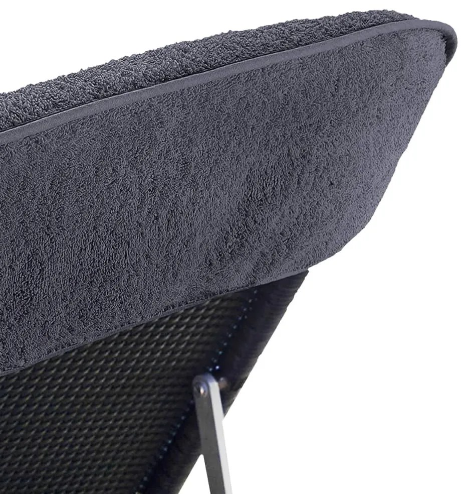 Toalhas de praia 6 pcs 60x135 cm tecido 400 GSM antracite